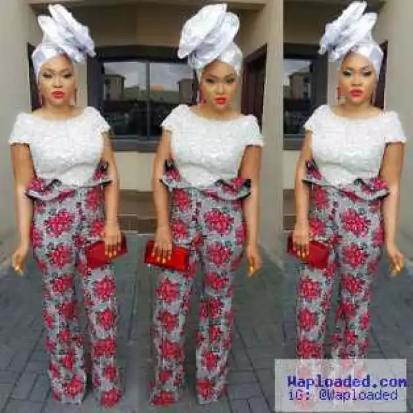 Photos: Actress Mercy Aigbe Slays In This Owambe Outfits